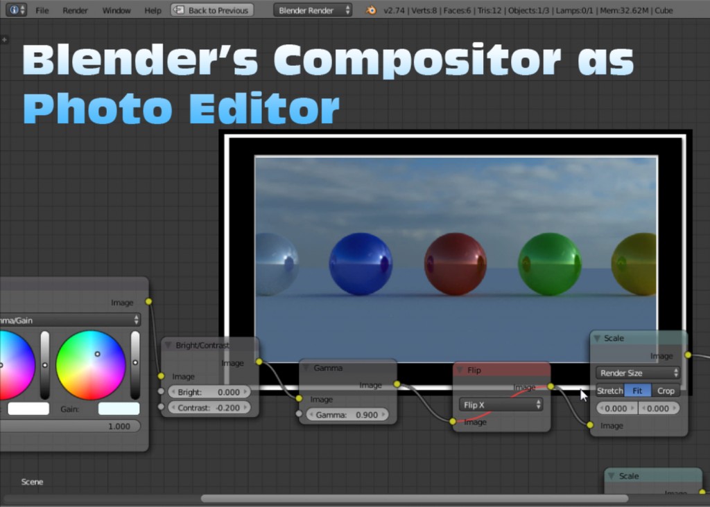 Blender's Compositor as a Photo Editor preview image 1
